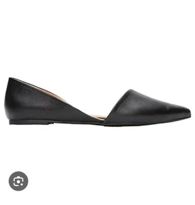 Rohb by Joyce Azria Provence D'Orsay spitz zulaufend flach schwarz Größe 7M neu - Bild 1 von 11