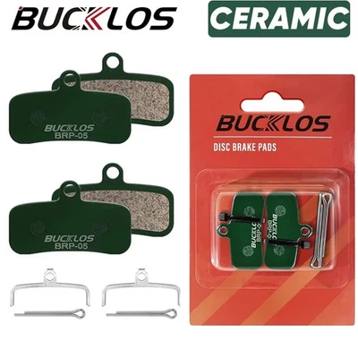 BUCKLOS 2 Pair Ceramic Disc Brake Pads 4 Piston E-Bike for SHIMANO TEKTRO SRAM D01S D03S