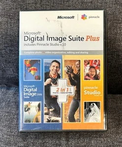 Microsoft Digital Image Suite PLUS Includes Pinnacle Studies V.10 w Key Code! - Picture 1 of 5