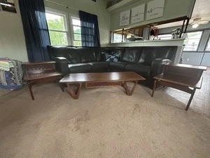 Lane Mid Century Modern Perception Coffee Table & Lane MCM Perception End Tables - Picture 1 of 15