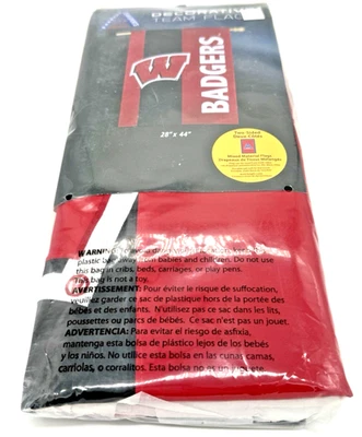 Wisconsin Badgers Embellished Flag Two-Sided 28" x44" NCAA Team Sports America - Image 1 of 4