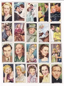 174 Vintage 1935-1939 Movie Cards CLARK GABLE BETTE DAVIS MAE WEST GRETA GARBO + - Picture 1 of 10