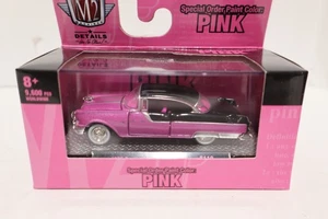 2022 M2 Machines PINK 1955 PONTIAC STAR CHIEF Walmart Exclusive S110 - Bild 1 von 3