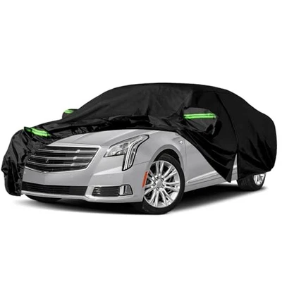 For Cadillac XTS 2013-2019 Waterproof All Weather Car Cover with Door Zipper - Image 1 of 4