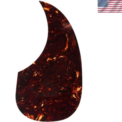 Golpeador de guitarra acústica autoadhesivo de 1 capa para Martin D28, caparazón de tortuga Foto 1 de 4