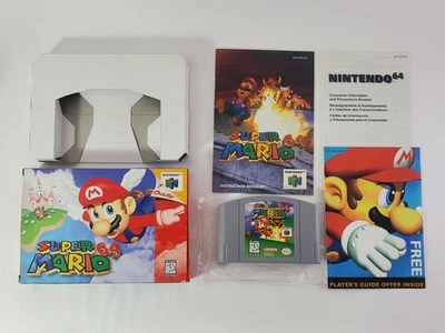 Super Mario 64 • Nintendo 64 N64 • Complete, 100% CIB, Box, Manual, Inserts - Image 1 of 4