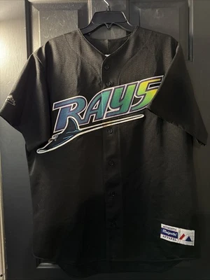 Camiseta Majestic Tampa Bay Rays Wade Boggs Autografiada Talla L Foto 1 de 4