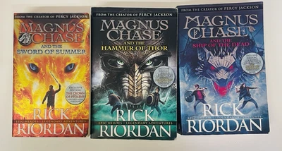 Magnus Chase by Rick Riordan – Sword of Summer, Hammer of Thor, Ship of the dead - image 1 of 4