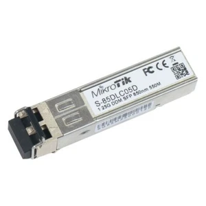 MikroTik S-85DLC05D | SFP Module | 1,25Gb/s, LC/UPC, 850nm, 550m, Multimode - Picture 1 of 3