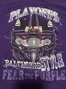 Baltimore Ravens Shirt Purple Playoffs