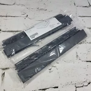 IKEA RUNNEN Edging Strip Outdoor Flooring Decking Dark Gray Plastic 4Pack NEW  - Picture 1 of 4
