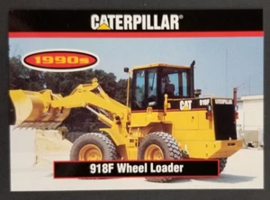 918F Wheel Loader 1993 Caterpillar Tractor Card #37 (NM) - Picture 1 of 2