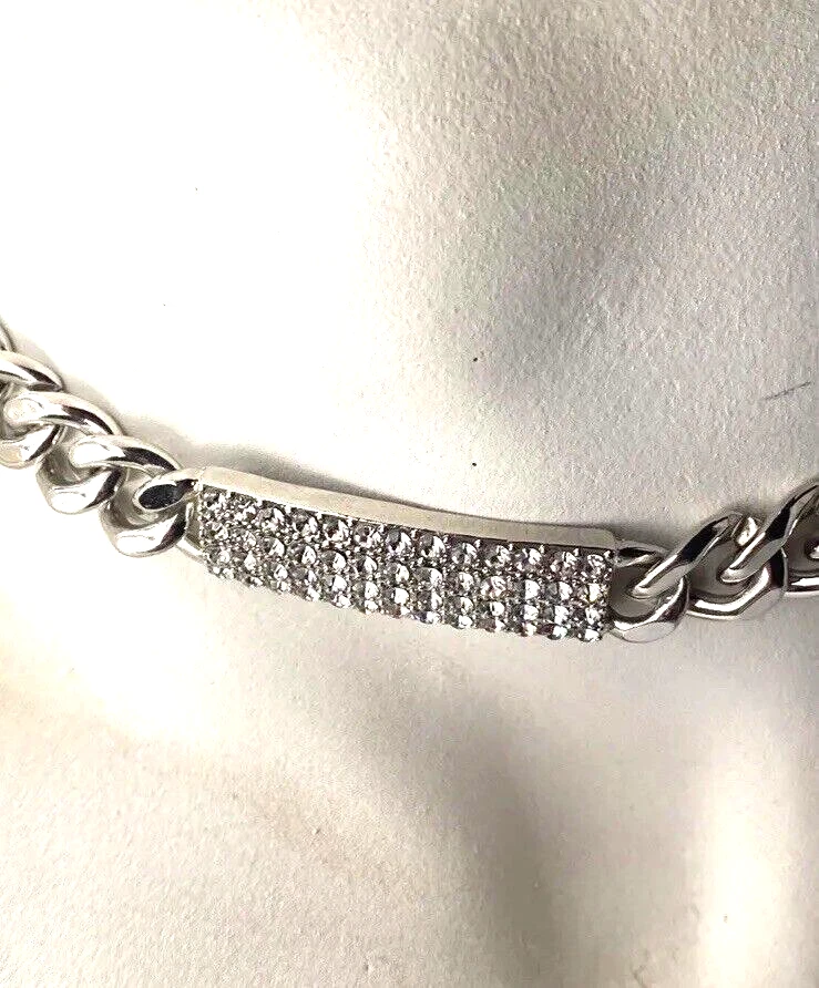 Cool Plastique Choker With Toggle Closure 18 Inches Lightweight "Ellie 11" - Image 1 of 4