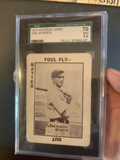 1913 National Game WG5 #21 Joe Jackson SGC 70 Ex+ 5.5