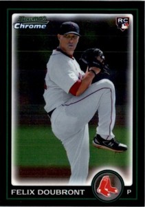 2010 Bowman Draft Picks & Prospects Chrome Felix Doubront Rookie Boston Red Sox