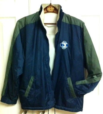 VINTAGE - Mens Full-Zip Reversible Windbreaker / Jacket - Harding Bros - NEW - M - Image 1 of 4