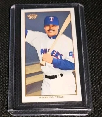 RAFAEL PALMEIRO 2002 Topps T206 POLAR BEAR #209A  One Hand On Bat Texas Rangers - Image 1 of 2
