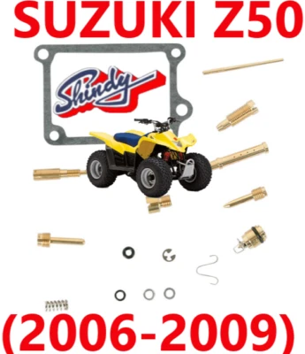 KIT RECONSTRUCCIÓN CARBURADOR SHINDY SUZUKI Quadsport 50 Z50 LTZ50 2006 - 2009 Foto 1 de 4