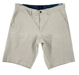 GANT Pantaloncini Chino Relaxed Beige Uomo Taglia W36 - Foto 1 di 11