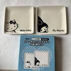 Hello Kitty & My Melody 2 small plates Vintage Rare Best Limited Japanese seller