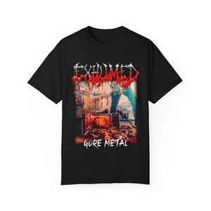 EXHUMED Gore Metal band Unisex Garment-Dyed T-shirt - Picture 1 of 2