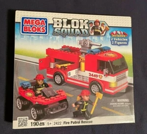 Mega Bloks Blok Squad Fire Patrol Rescue 190 Pieces #2422 - NIB - Picture 1 of 6