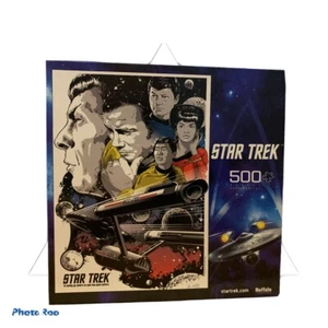Star Trek Buffalo Games 500 Piece Jigsaw Puzzle Original Cast NEW - Picture 1 of 5