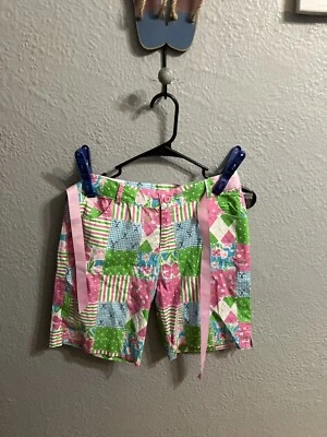 Pantalones Cortos Niñas Hartstrings Talla 16Rosa Blanco Azul Foto 1 de 4