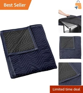 Heavy-Duty Dual-Sided Moving Blanket 80" x 72" - Premium Cotton Protection - Picture 1 of 7