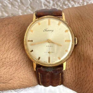 Vintage Tommy Watch 15 Jewels Swiss Made Watch Men’s rare watch mechanical - Picture 1 of 15