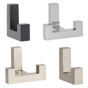 Percha para puerta de armario individual o doble percha para abrigo montada en la pared - Imagen 1 de 6