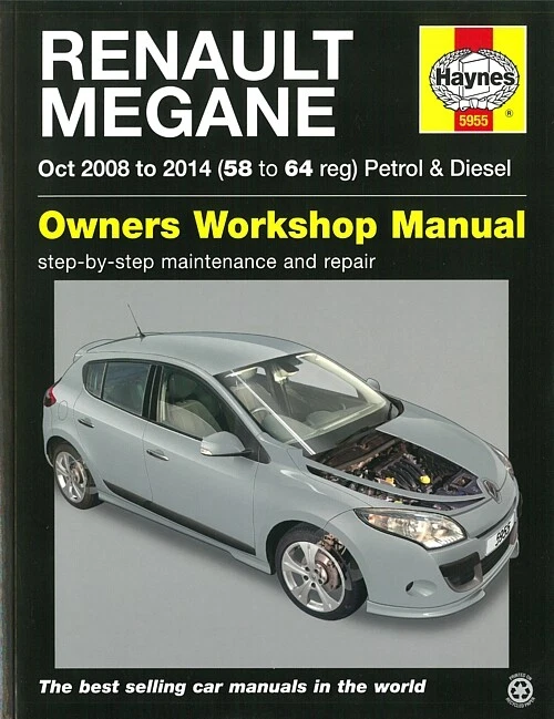 Haynes Handbuch: Renault Megane III  Reparaturanleitung/Reparatur-Buch/Wartung - Bild 1 von 3