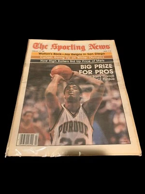 Baloncesto The Sporting News NCAA 16/02/80 Purdue Joe Barry Carroll Foto 1 de 2