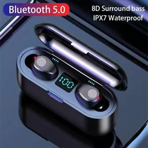 Auriculares Bluetooth 5.0 Estuche de Carga Auriculares para iPhone 16 15 14 13 12 Pro Max - Imagen 1 de 1