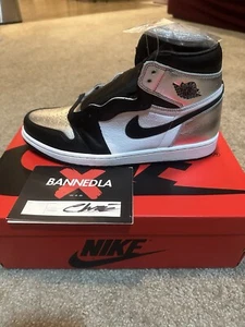 Size 12 - Jordan 1 High OG Metallic Silver - Picture 1 of 1