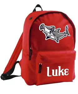 Mochila Mochila Personalizada Hammerhead Shark Añadir Nombre Niños Mar Océano - Imagen 1 de 12