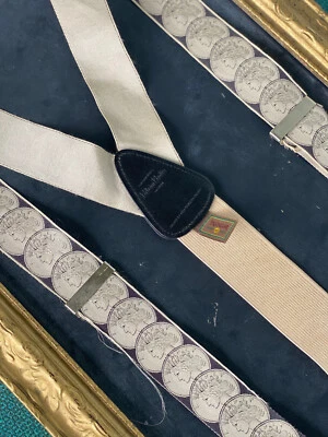 Ltd. Moedas de dólar de prata edição Trafalgar Suspenders Calvin Curtis Liberty - Imagem 1 de 4