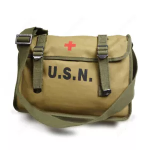 WW II American Medic Crossbody bag first aid kit Outdoor shoulder bag replica - Picture 1 of 3