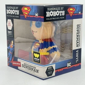 Superman Battle Damaged Handmade by Robots (Limited Edition Vinyl Figure) #181 - Picture 1 of 6