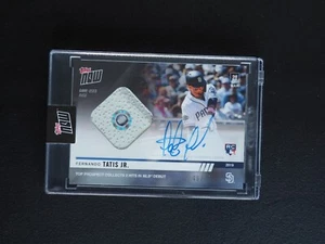 2019 Topps Now Fernando Tatis Jr RC Rookie AUTO Autograph Base Relic 16A #46/99 - Picture 1 of 2