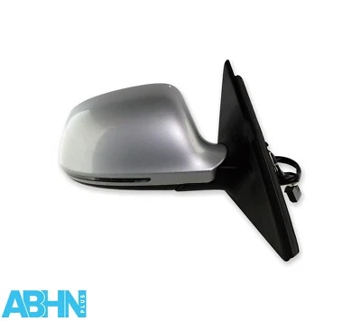 Audi A4 B8 (08 - 10) Dx Elettrico Riscaldato Specchietto Laterale Metallico - Immagine 1 di 4