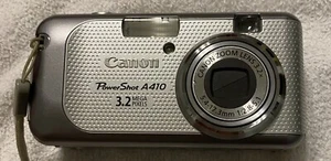 Canon PowerShot A410 3.2 Megapixels Camera E18 Error For Parts Or Repair - Picture 1 of 8