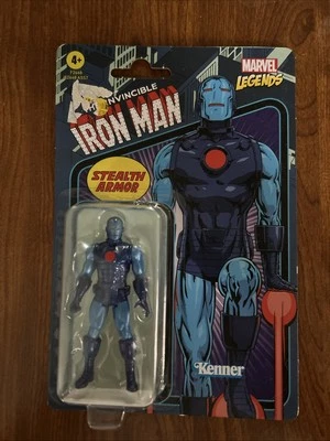 Figura de acción retro Hasbro Marvel Legends de 3,75 pulgadas Wave 4-Stealth Armor Foto 1 de 2