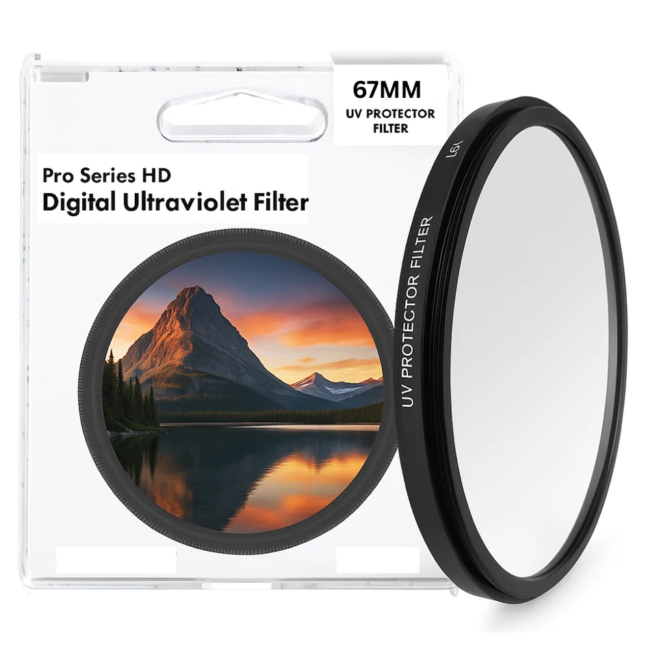 67mm UV Protection Filter for Camera Lens DSLR Nikon Canon Sony UV Lens - Image 1 of 4