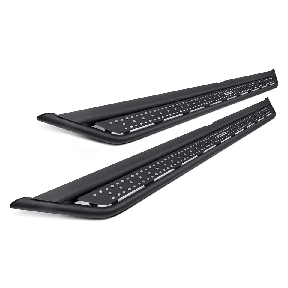 For Nissan Frontier 05-25 Go Rhino D64346T 6" Dominator D6 Black Running Boards — 第 1/4 张图片