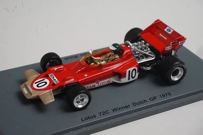 1:43 SPARK S4280 Lotus 72C Dutch GP Winner J.Rindt 1970 #10 - Image 1 of 4