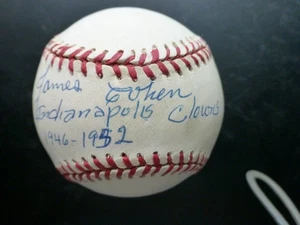 Jim Cohen (Negro League) Signed National League Baseball with Case & COA - Picture 1 of 5