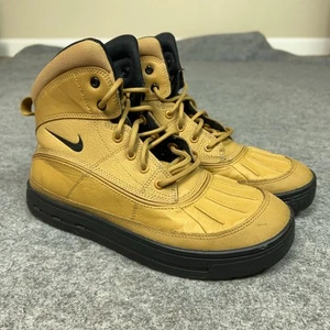Nike Boots Boys Size 7Y Brown Black Outdoor ACG Woodside Waterproof Hiking High - Picture 1 of 12