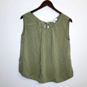Magaschoni Green Sleeveless Tie Back Keyhole Back Size Medium - Picture 1 of 9