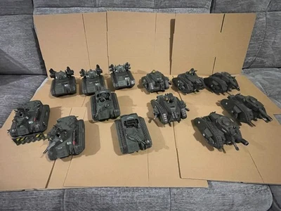 6 x Leman 3 x hydras 2 x hellhounds 2 x chimera warhammer 40k WELL PAINTED - Image 1 of 4